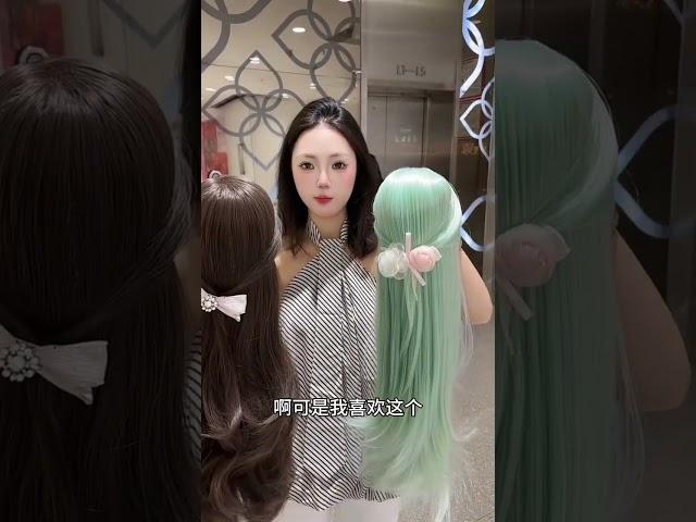 It turns out that it is so easy for girls to change their hairstyle  #wigs #hairstyle #trending