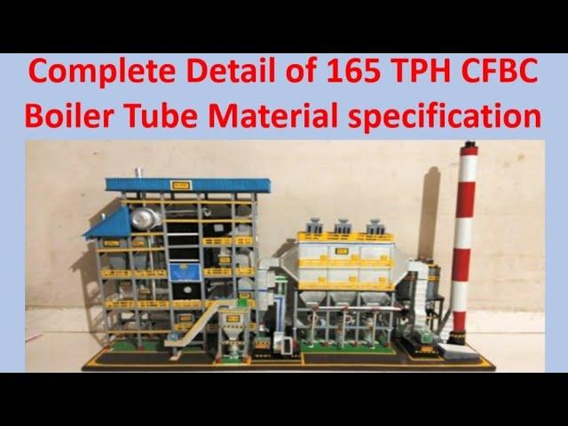 Complete details of CFBC Boiler tube materials Specification