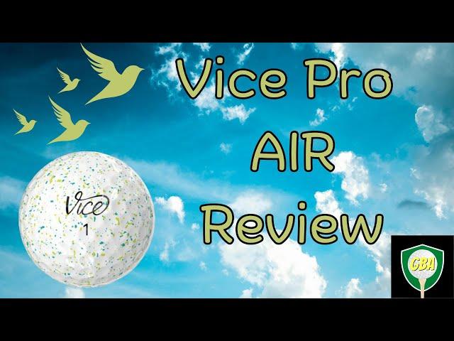 Vice Pro Air (2024) Golf Ball Review