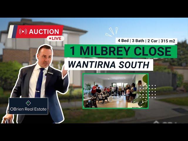 Live Auction @ 1 Milbrey Close, Wantirna South - Auction Results Melbourne