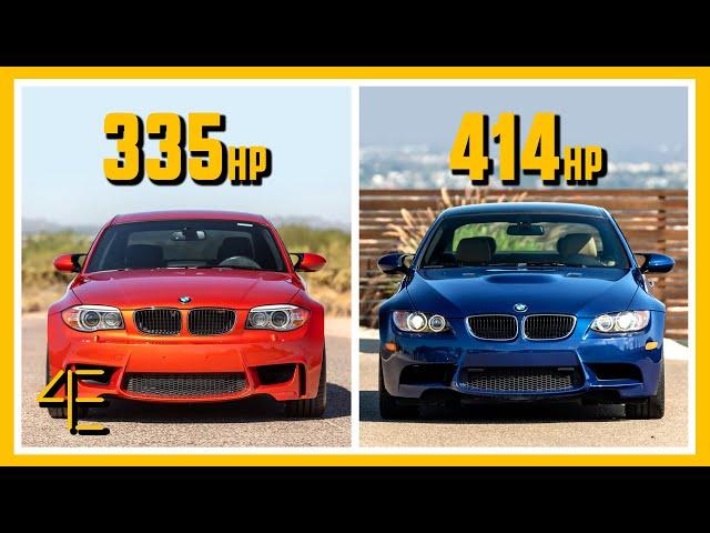 BMW 1-Series M vs BMW M3 | Car Spec Comparison | 4enthusiasts