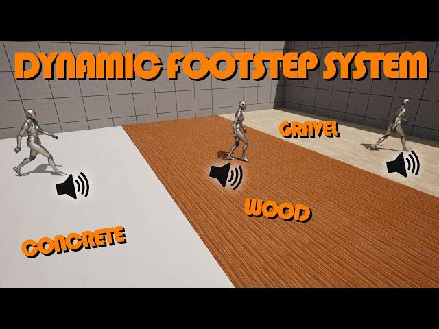 How To Create A Dynamic Footstep System In Unreal Engine (Tutorial)