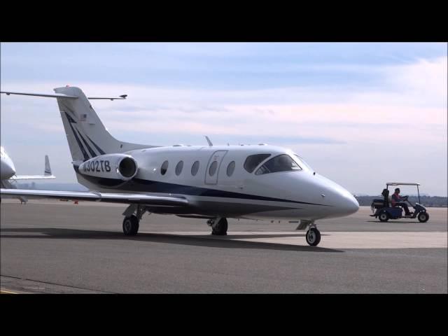 Beechcraft Beechjet 400 - N302TB -Engine Start and Taxi