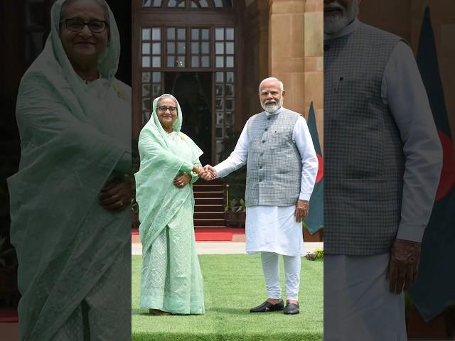 PM Modi holds bilateral meeting with Bangladesh PM Sheikh Hasina | #shorts