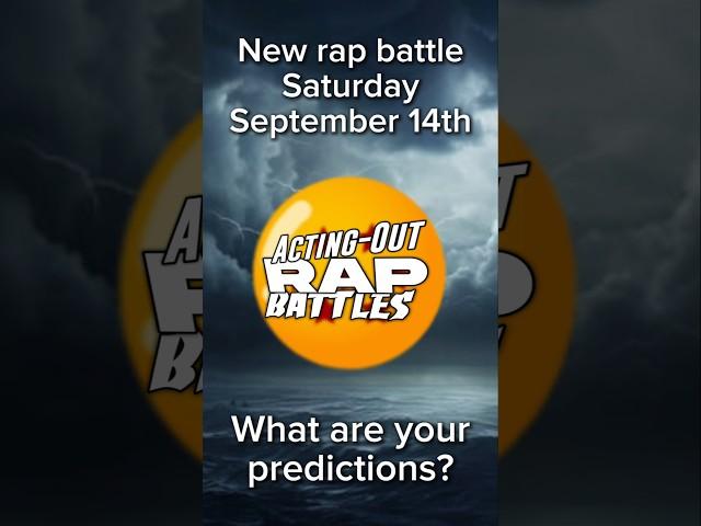 New rap battle Saturday! #shorts #rapbattle