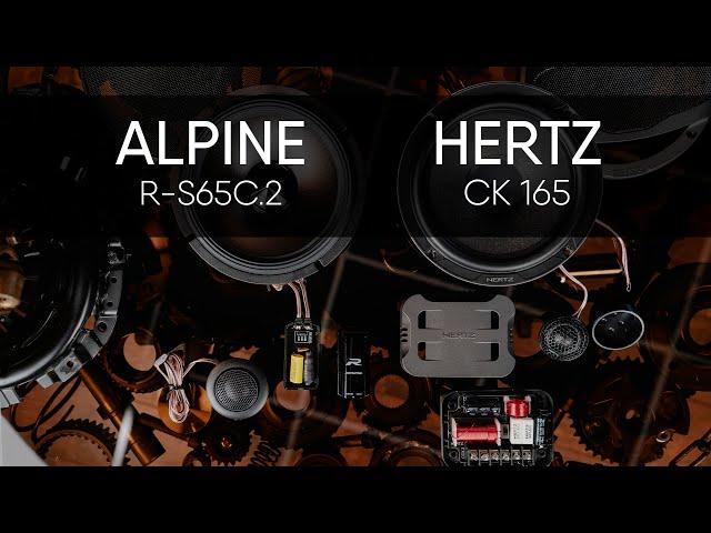 ALPINE R-S65C.2 & HERTZ CK 165