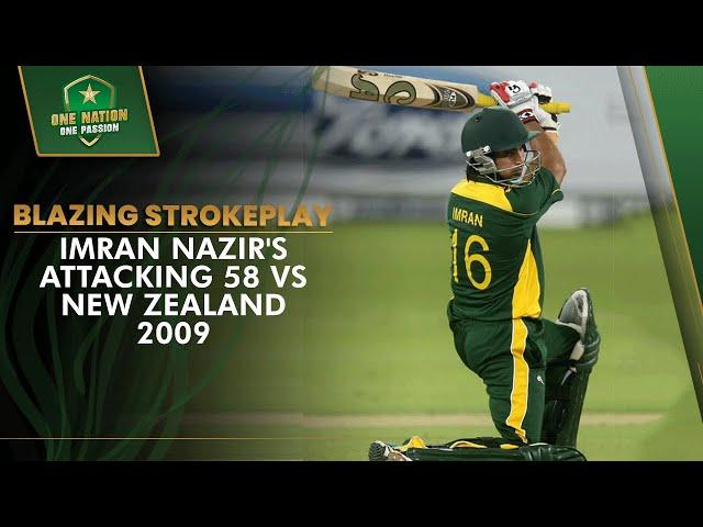 Blazing Strokeplay! Imran Nazir's Attacking 58 vs New Zealand, 2009 | PCB | MA2L