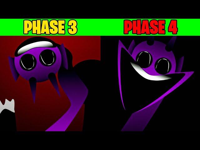 Phase 4 VS Phase 3 in Incredibox Sprunki