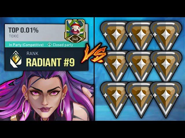 #9 Peak Radiant VS 9 Bronze! - (He's PRO LEVEL)