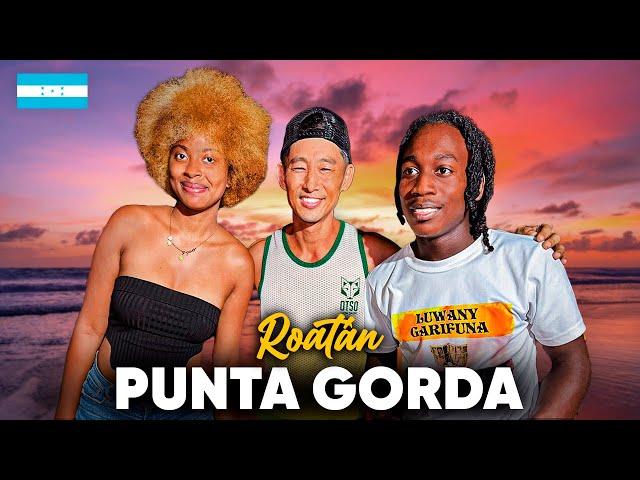 I visit the OLDEST Garifuna settlement in Honduras: Punta Gorda, Roatan