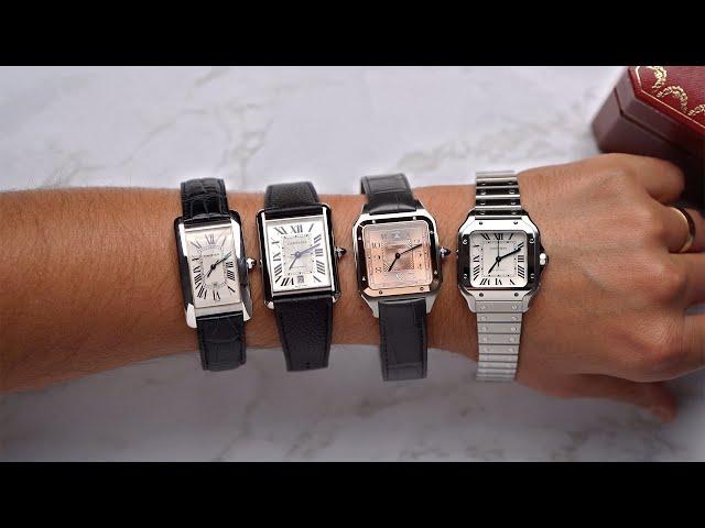 The Cult of Cartier - Tank Americaine, Tank Must, Santos-Dumont LE, and Santos