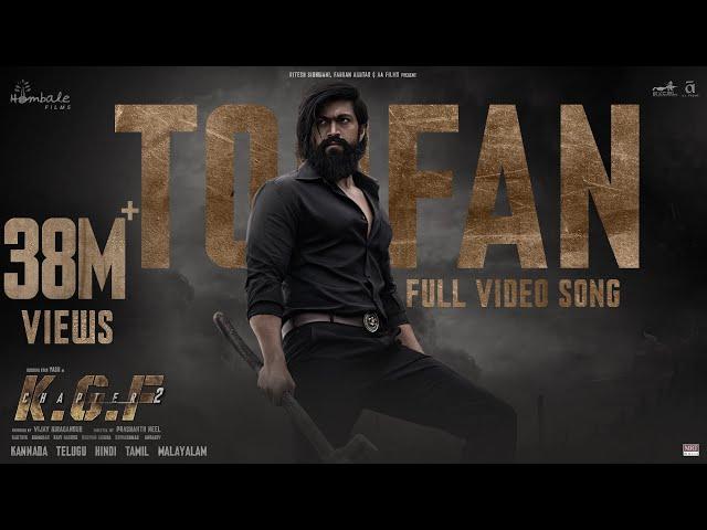 Toofan Video Song (Hindi) | KGF Chapter 2 | Rocking Star Yash |Prashanth Neel | Ravi Basrur |Hombale