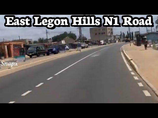 Nanakrom-East legon Hills Road Finally Completed for Commission. School Junction to East Legon Hills