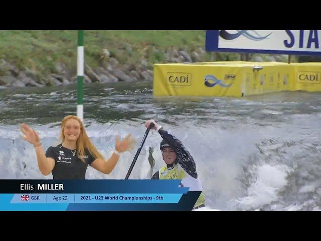 Ellis Miller / Canoe Semi-Final / 2024 ICF Canoe Slalom World Cup La Seu Spain