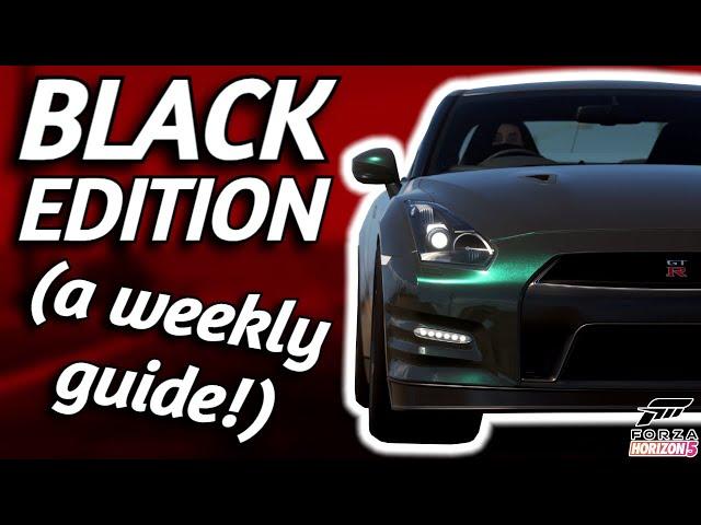 HOW TO COMPLETE "Black Edition" | Forza Horizon 5 Weekly Forzathon Challenge Guide