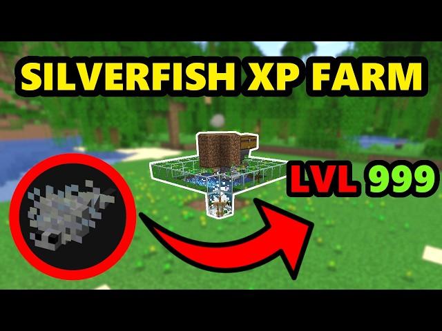 Auto Silverfish XP Farm (1.21) - FASTEST Levels in Minecraft!