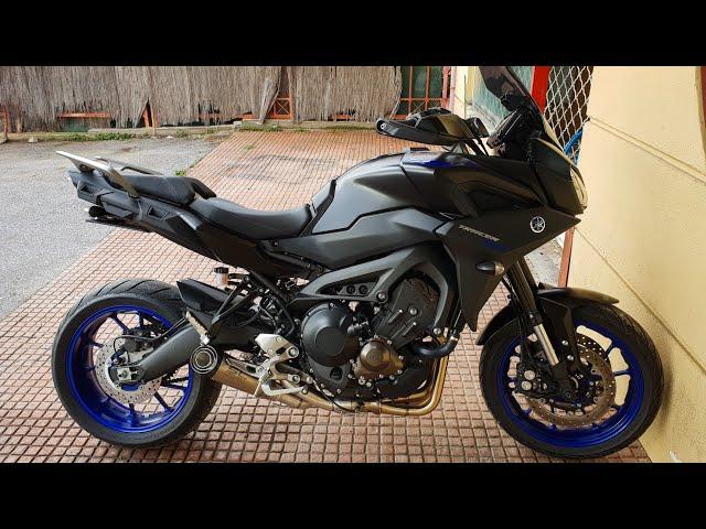 Yamaha Tracer 900 MT09 Before/After SC Project Exhaust Sound