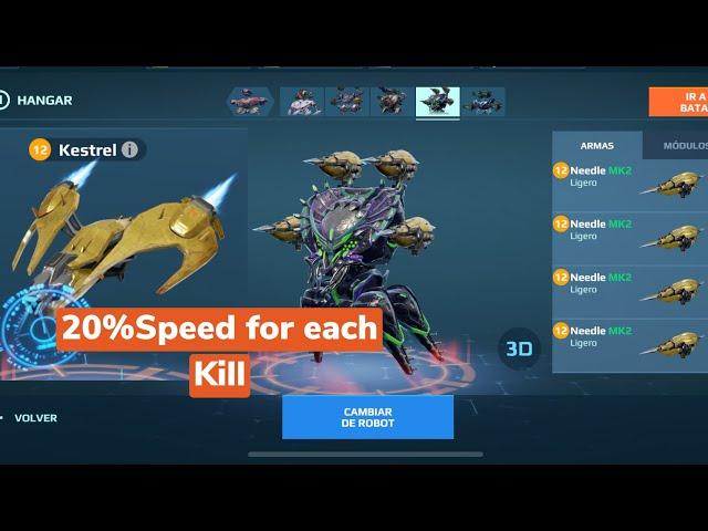 Ilegal Speed Khepri with Kestrel | War Robot Gameplay