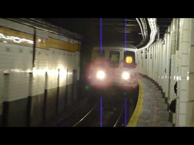 IND Culver Line: R46 F Train at 15th St-Prospect Park (Manhattan Bound)