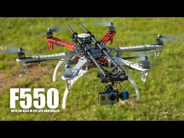 DJI F550 GPS Drone w/ NAZA Lite (RTF) - HeliPal.com