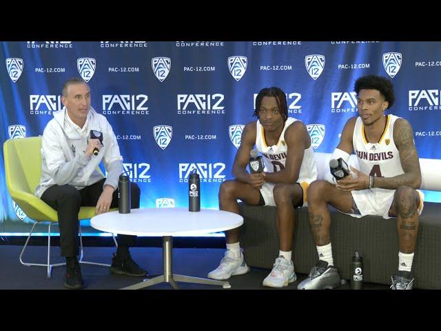 Arizona State Press Conference: 2022 Pac-12 Men's Basketball Media Day