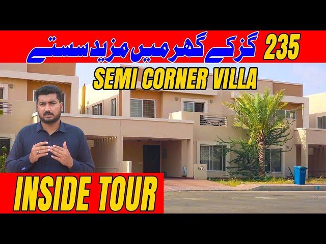 Precinct 31 Semi Corner Villa For Sale| Inside Tour Of Villa| Bahria Town villas #bahriatown #shorts