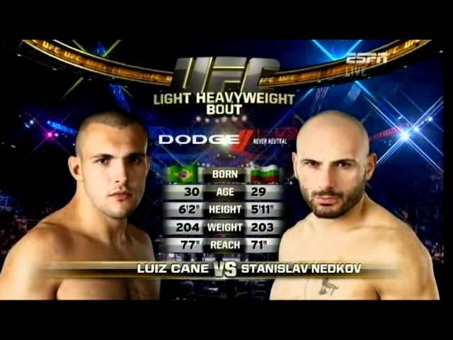 Cane vs Nedkov UFC 134 part 1/2