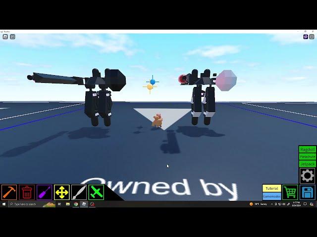 How to build simple gyro mech (Roblox Plane crazy)