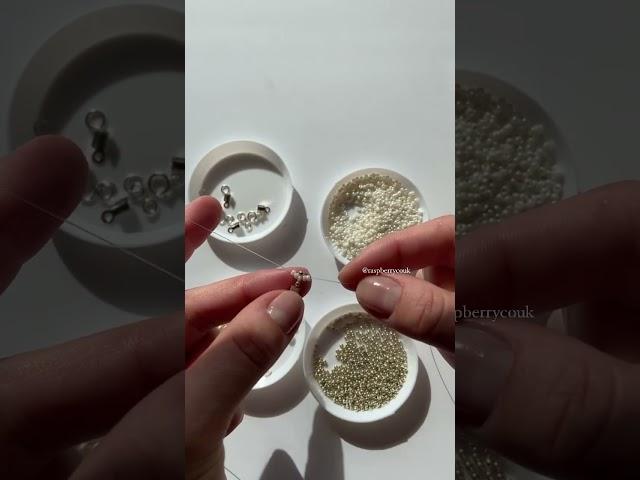 Mini beading tutorial! #beadingtutorial #beadedjewelrymaking #handmade #diyjewelry #seedbeads