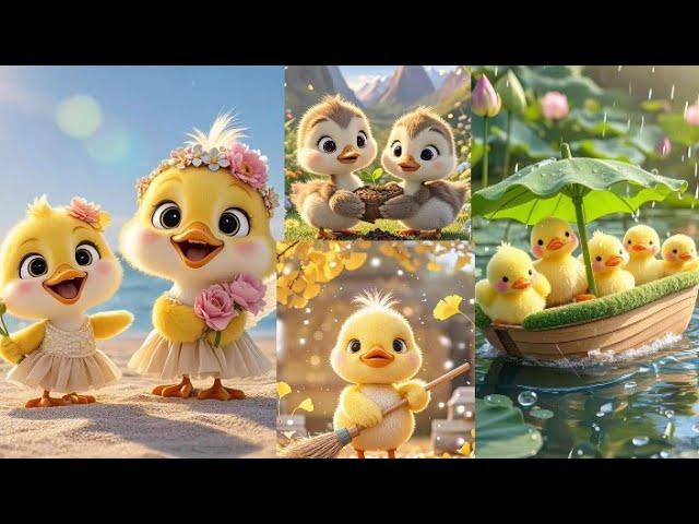 Quack, Quack, Little Baby Duck Song for Kids" Fun Zone Best"  nursery Rhymes" English song for kids.