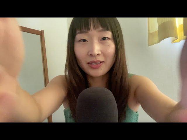 ASMR ~ hand sounds, mouth sounds, hand movements