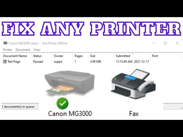 How to fix printer won't print