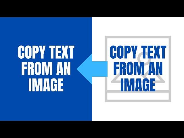 How to copy text from an image (2 methods)