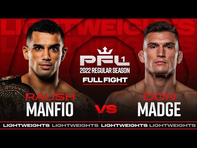 Raush Manfio vs Don Madge | PFL 1, 2022