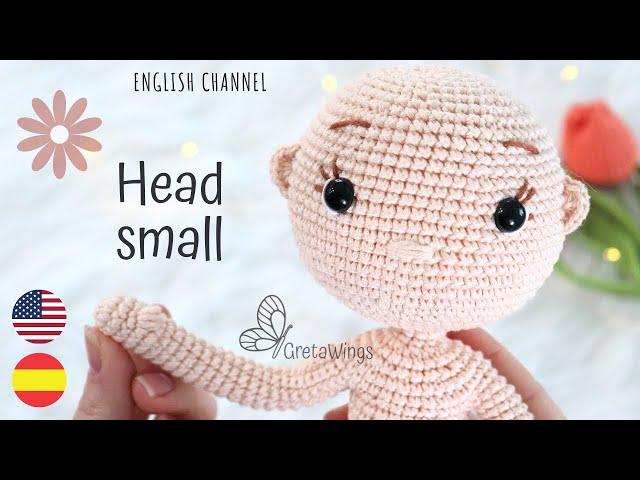 Tutorial Smaller Head for Base Body Amigurumis Princesses Sub / GretaWings