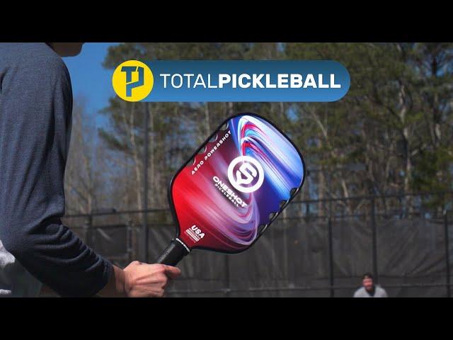 Total Pickleball Paddle Review: Oneshot Aero Powershot (Airflow Vent Technology!)