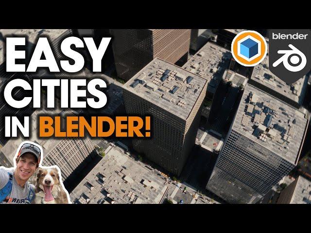 Amazing REALISTIC Cities in Blender with The City Generator!