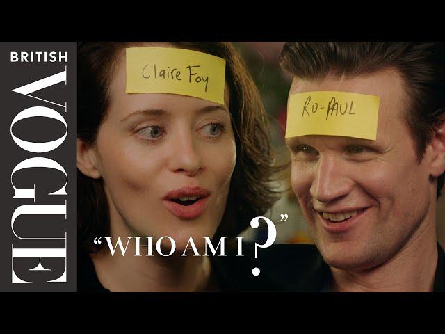 Matt Smith & Claire Foy Play "Who Am I?" | Vogue Challenges