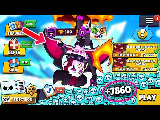 Complete BRAWL PASS NONSTOP! 60 QUESTS! 50 TIERS + FREE GIFT - Brawl Stars