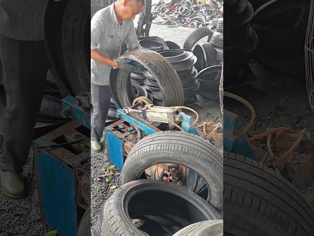 Tire cutting technology #mechanical