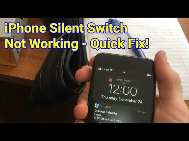 iPhone Silent Switch Not Working - Quick Fix!