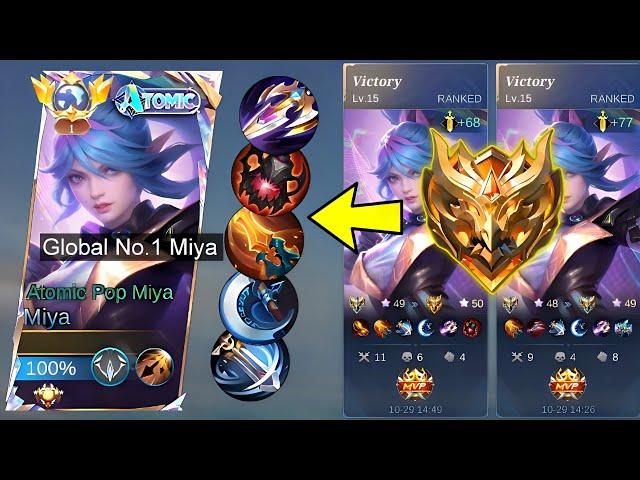 MIYA NEW HIGH CRIT BUILD FOR FASTER SOLO RANK UP!! (100% BROKEN) - Miya Best Build 2024!