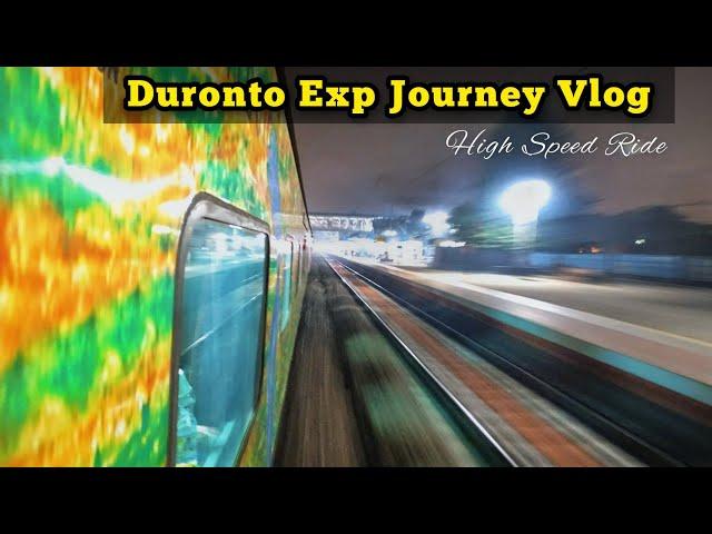 Bilaspur to Mumbai JOURNEY  in HOWRAH DURONTO Exp • Food review, Beautiful Route & Mumbai Suburban