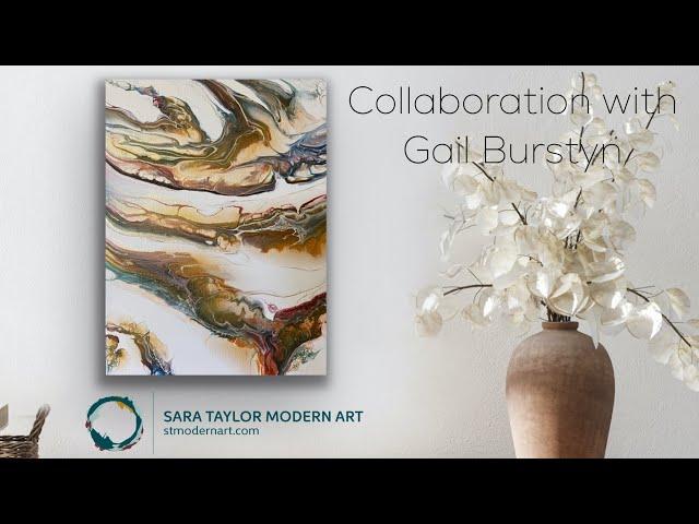 Stretched lacing ~ watercolor effect! Collab with @Gail Burstyn Life In Splatters