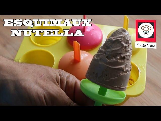 Les esquimaux glaces nutella recette facile et rapide - recettespasbete