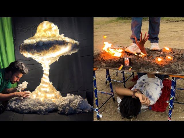 We Recreated BOMB Explosion & HORROR Movie Scene with OPPO Find N3 Flip SmartPhone