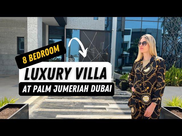 Luxury 8-Bedroom Villa for Sale in Palm Jumeirah | Tour the Ultimate Dubai Home! #realestate #dubai