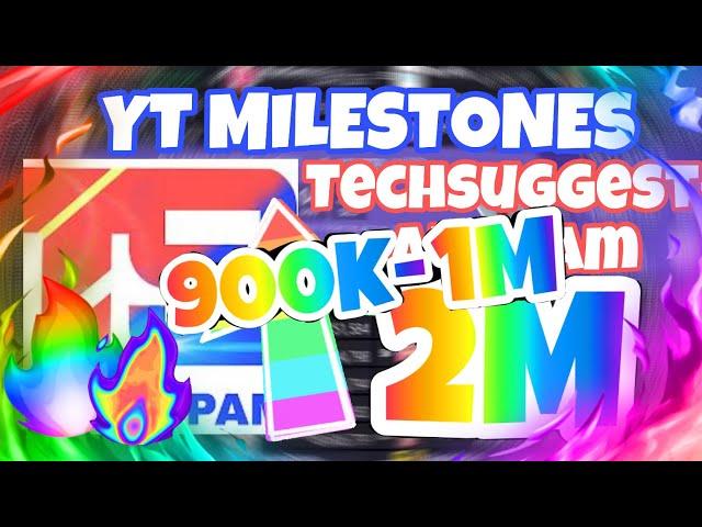 Techsuggest-Anupam GAINS 900K-1M SUBSCRIBERS PER HOUR! & HITS 2M! ️