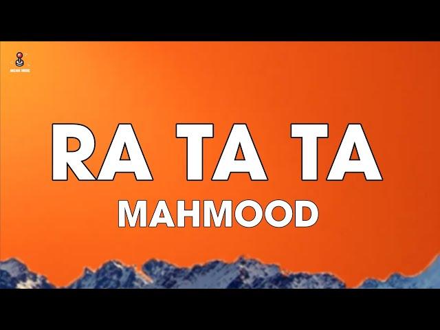 Mahmood - RA TA TA (Testo/Lyrics)