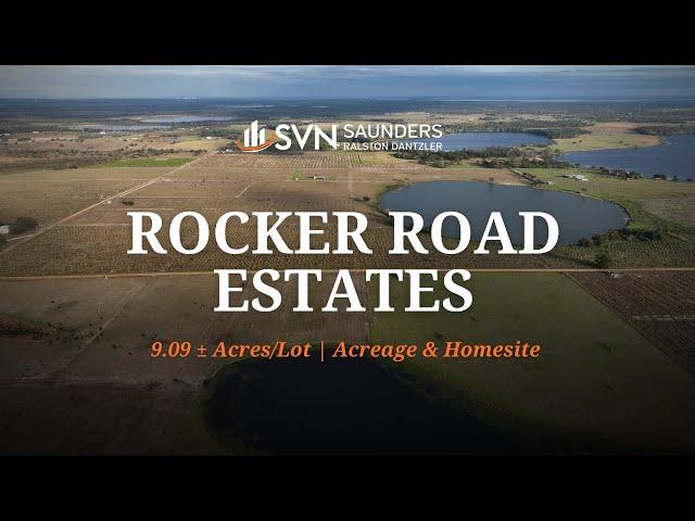 Rocker Road Estates | 9.09 ± Acre Lots | Land for Homesites | Acreage | For Sale in Polk County, FL